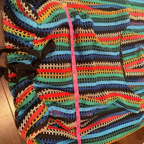 guc eva franco Multicolor Striped perforated Sleeveless Dress 6 - Picture 9 of 15